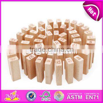 New Design 51 Pcs Educational Wooden Kids Building Toys W13D149 photo-2