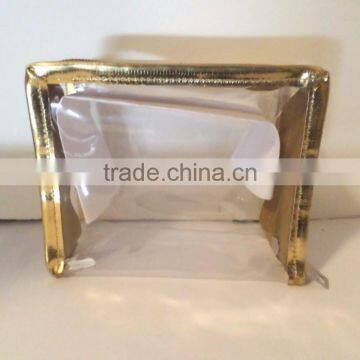 Clear Vinyl Transparent Makeup Bag Toiletry Kit Travel Pouch Cosmetic Bag Case photo-4