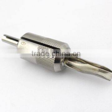 New 19FT 25mm 304 Stainless Steel Tip Grip Fine Carved For Tattoo Machine Gun