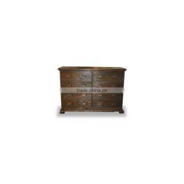 CHEST OPIUM 8 DRAWERS RUSTIC