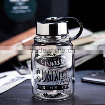 UCHOME Single Wall Big Glass Water Bottle photo-6