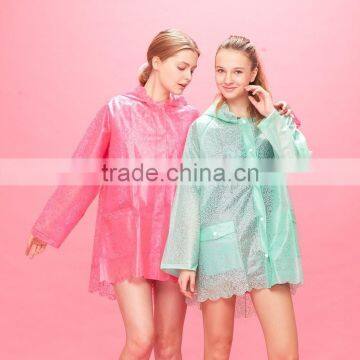 2015 New Style Fashion Factory Disposable Rain Coat photo-3