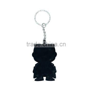 China Manufacturer Custom Logo Rubber Pvc Keychain.soft Pvc Silicone Keyring photo-2