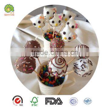 Disposable Wood Candy Stick for Cotton Candy photo-5