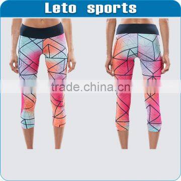 overall print bsolute workout knee tight,fitness legging for running/yoga/GYM