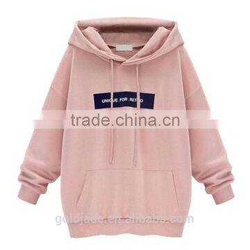 2017 New Style Round Neck Long Sleeve Plain Women Sweater Pullover Hoodies