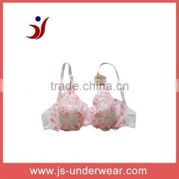 hot selling underwired embroider fashion extreme bra