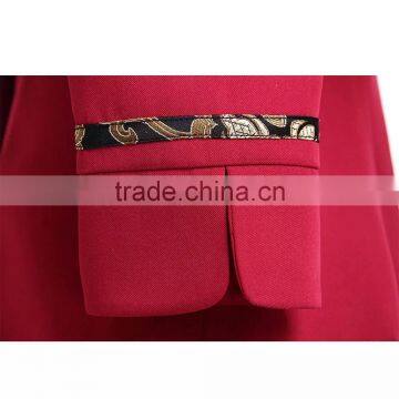 Popular Design Winter Hotel Long Sleeve Uniforms 2pcs for Reception/ Waiter/ Waitress