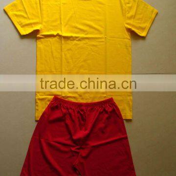 MENS COTTON BASIC SHORT PAJAMA SET, 100 COTTN SOLID MENS SHORTS SET