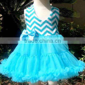 Newest kids wholesale chevron maxi dress