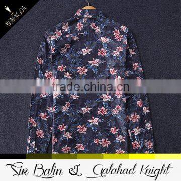 2016 New Model High Quality 95% Cotton 5% Elastane Hawaiian Shirt Designs for Men photo-3