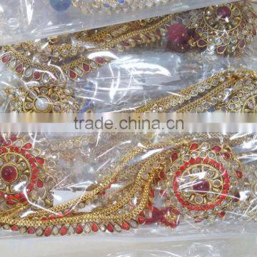 POLKI SIDE TIKA GOLD TONE Hair Accessory photo-2