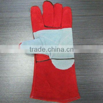 Wholesale Working Cow Split Welding Leather Gloves