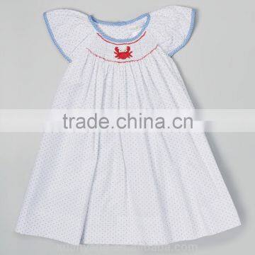 Smocked Boutique Children Clothing Wholesale Spring Summer Girls Dress Short Pants Clothes Sets photo-2