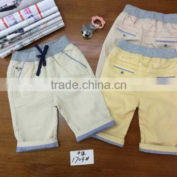 New European style boys summer pants children casual short trousers for 2-7 years old