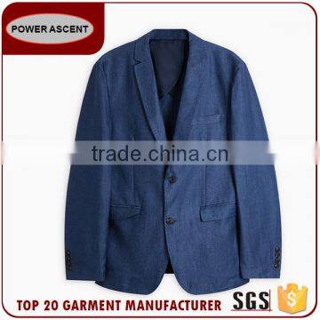 China Supplier Mens Linen Fashion Suits Jacket Blazer Man Suit