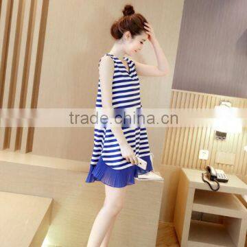 Zm51279a Pregnant Dress Strip Ladies Clothes for Maternity Women photo-5