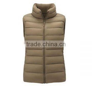 2015 New Design Woman Sleeveless Down With Stand-up Collar Vest photo-3