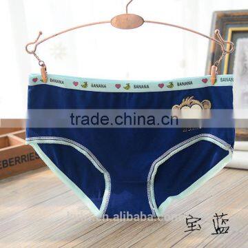 2017 New Cartoon Monkey Printing Underwear Young Girls Cotton Comfortable Pants photo-2