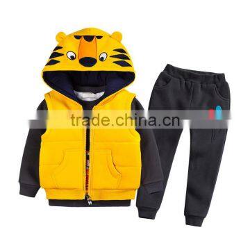 Wholesale Manufacture Children Kids Clothing Girls 3 Pieces Winter Clothes Sets