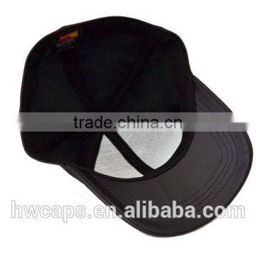 Custom Blank Fitted Leather Baseball Cap for Sale photo-3