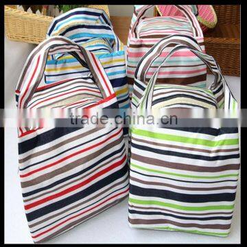 New Design Stripe Thermal Lunch Box Bag photo-4