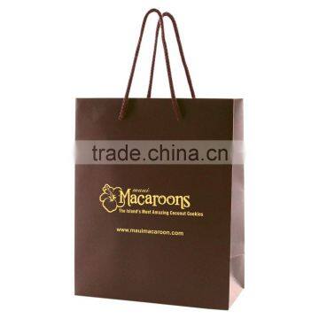 Matte Laminated Eurotote Shopping Bag - Features Cardboard, Dimensions Are 8" x 4" x 10" and Comes With Your Logo. photo-2