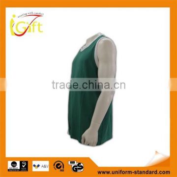 China manufactory high quality multicolored blank men cotton gym vest