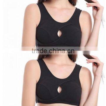 Hollow Breathable Cotton Sleep Bra photo-2