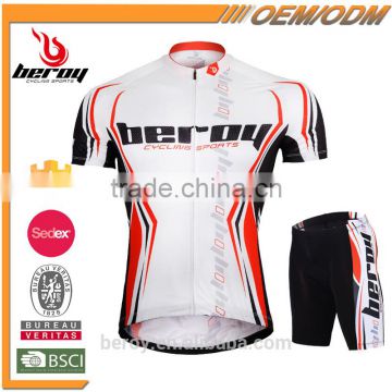 Custom men's cycling jersey and shorts pants cycling jerseys sublimation bike shorts