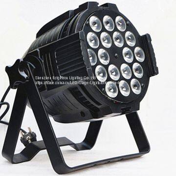 Light-emitting diode 18*10w high brightness rgbw DMX LED Par Stage Light bar housing