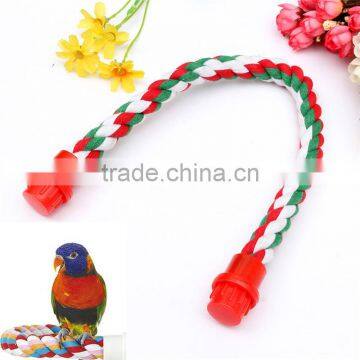 Beautiful Design Parrot Bird Toys Decorative Pet Bird Parrot Standing Rope Cockatiel Parakeet Conure Cage Swing Perch Toy photo-3