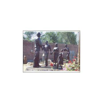 Abstract Bronze Figure Outdoor Decoration Sculpture photo-2