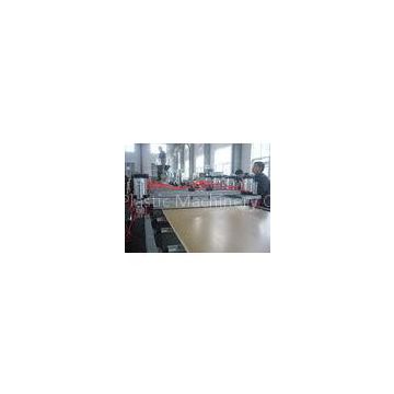 Wood - Plastic Plate WPC Extrusion Machine For Advertise Lettering