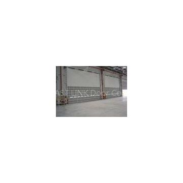 High durable motor operating Aluminum sectional doors No noise large width single panel