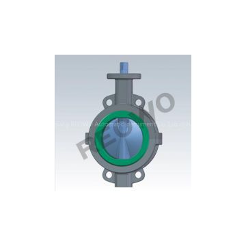 70M Series fluorine lined butterfly valve