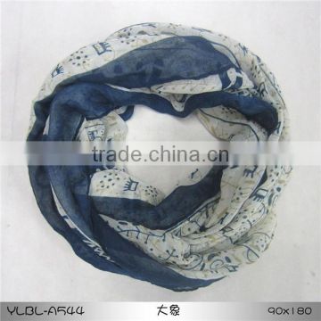 elephant knit round scarf/infinity scarf for women BY YiWu Linked Fashion