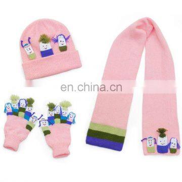 fashional pretty super soft cozy warm elegant cute lovely kid winter set