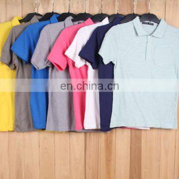 cotton kids polo shirts blank