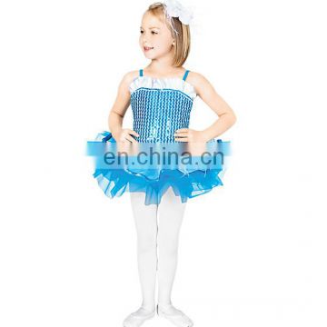 New Design Performance Costume Light Blue Princess Stage Dress