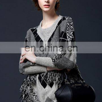2015 Autumn Fashion Dress Women Wear Poncho Sweater Pullover Sweater photo-4