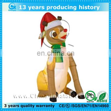 cheap inflatable christmas decoration dog for sale