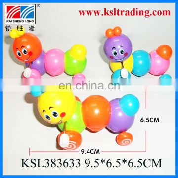 promotional toy wind up plastic toy caterpillar