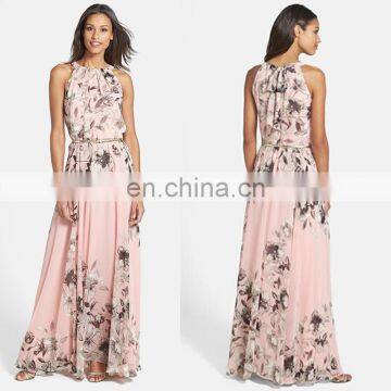 Printing Woman Long Dress