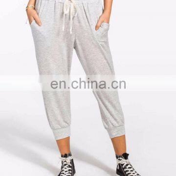 Wholesale Cotton Cheap Women Grey Casual sweat Pants Jogger Sweatpants Jogging