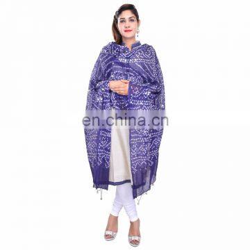 Lovely Matching Color combination Bandhej Bandhani Beaded Rajasthani Tradional Ethnic Stole Dupatta