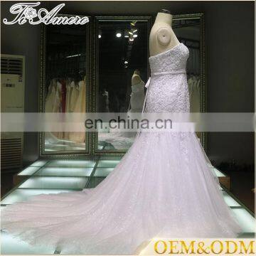 wedding dress meraid bridal gown China factory mermaid wedding dress