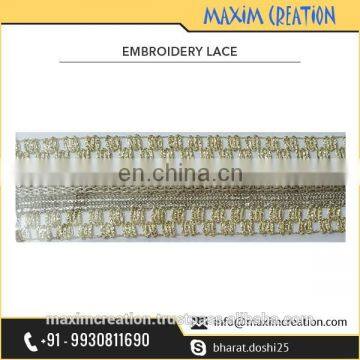 2017 New Fashionable and Simple Grey Colour Embroidery Lace Available at Amazing Price