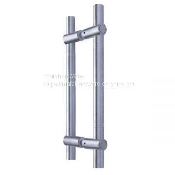 Solid stainless steel pull handle