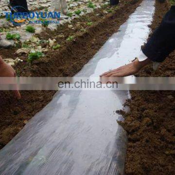 vegetable garden black / gray perforated mulch layer plastic mulch film for agriculture